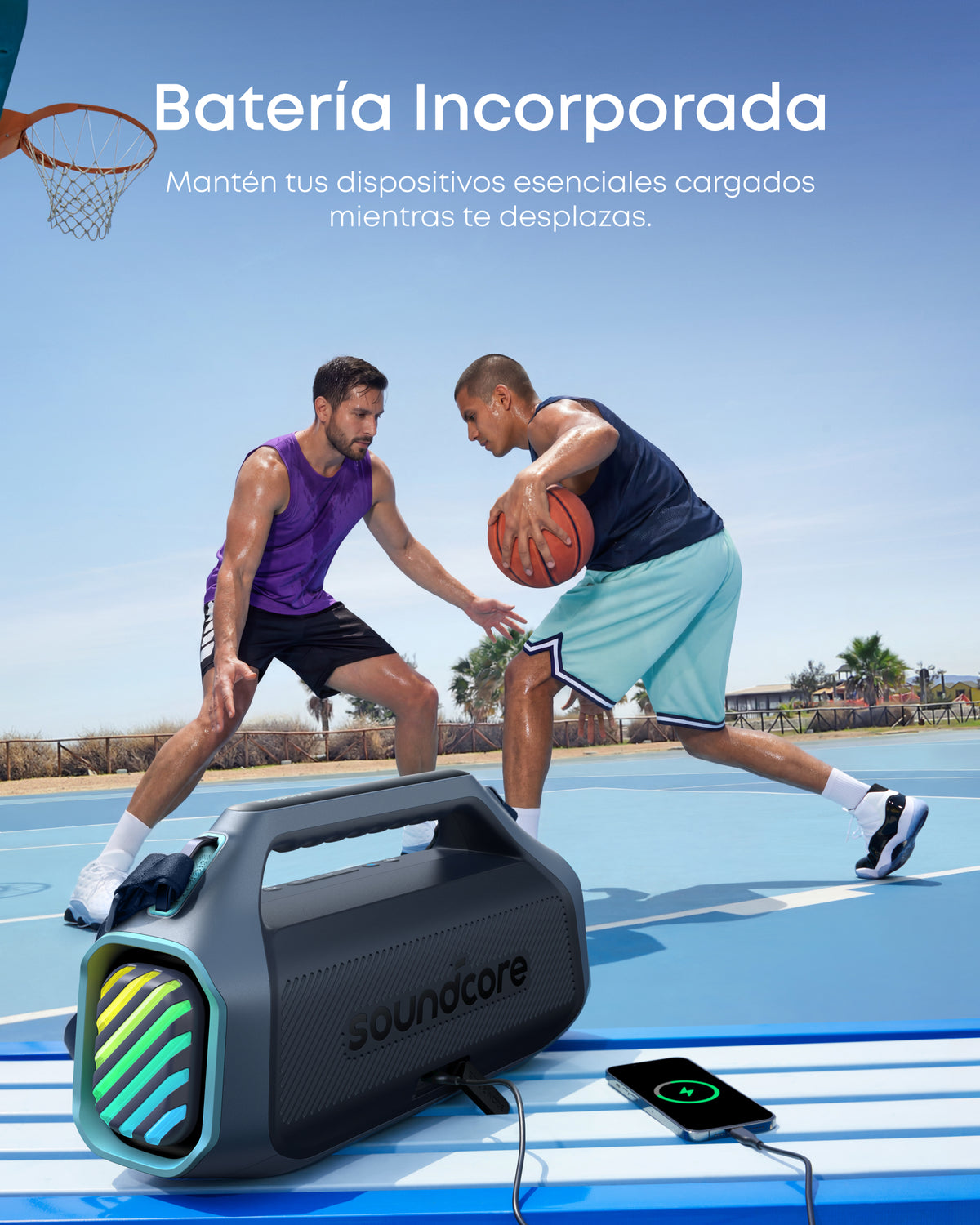 soundcore by Anker Boom 2 Plus Potente altavoz Bluetooth para exteriores con graves potentes