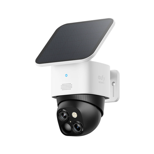 eufy SoloCam S340, Cámara de Seguridad Exterior Doble Lente 3K