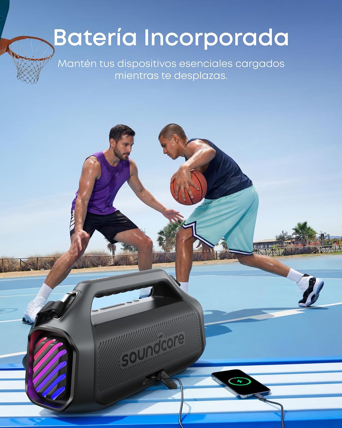 soundcore by Anker Boom 2 Plus Potente altavoz Bluetooth para exteriores con graves potentes