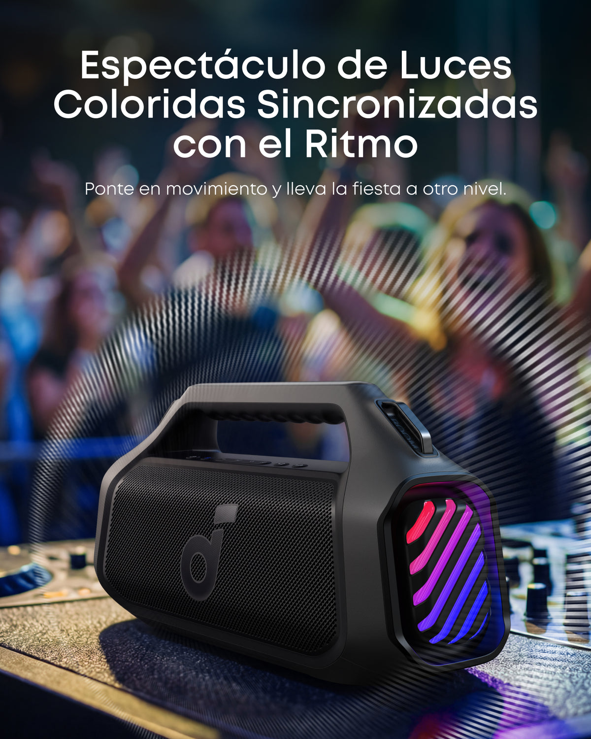 soundcore by Anker Boom 2 Plus Potente altavoz Bluetooth para exteriores con graves potentes