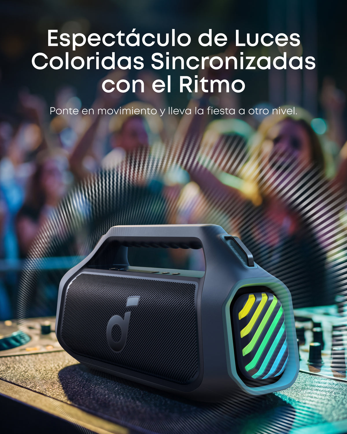 soundcore by Anker Boom 2 Plus Potente altavoz Bluetooth para exteriores con graves potentes