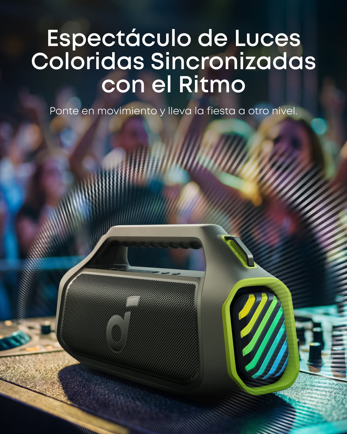 soundcore by Anker Boom 2 Plus Potente altavoz Bluetooth para exteriores con graves potentes