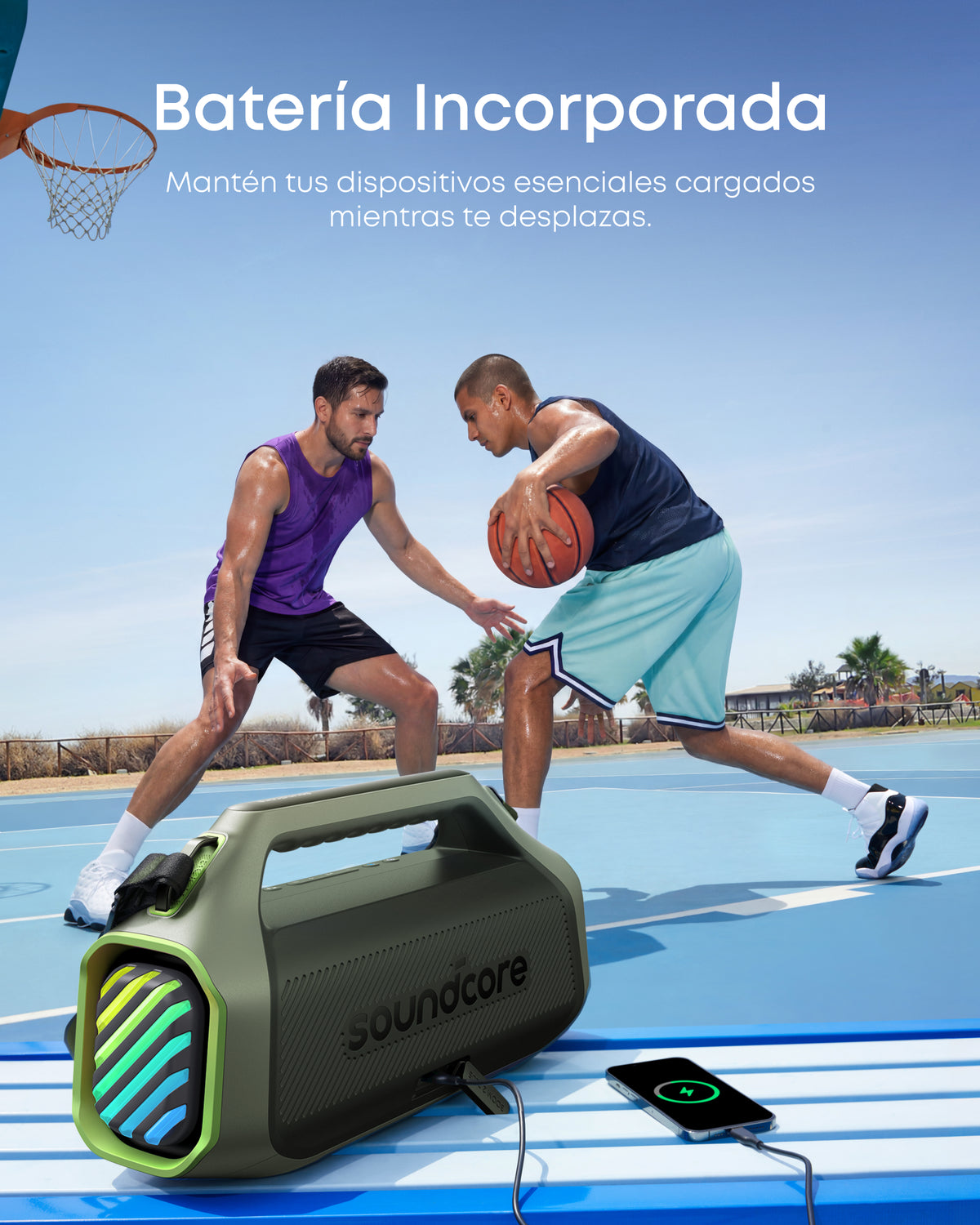 soundcore by Anker Boom 2 Plus Potente altavoz Bluetooth para exteriores con graves potentes
