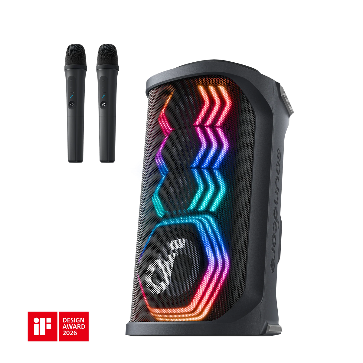 soundcore Rave 3s Altavoz para fiestas de karaoke con IA y sonido de 200 W