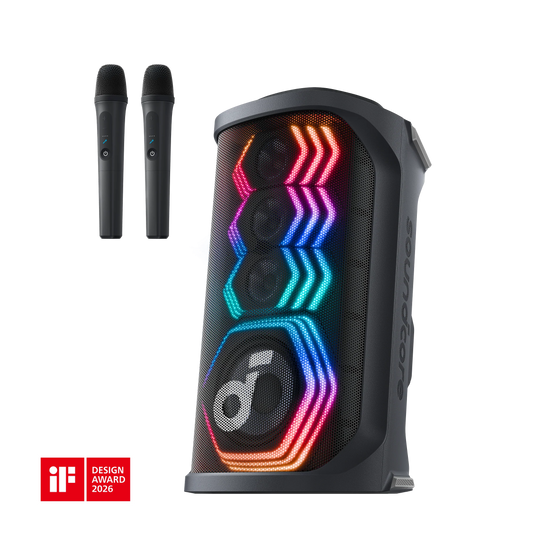 soundcore Rave 3s Altavoz para fiestas de karaoke con IA y sonido de 200 W