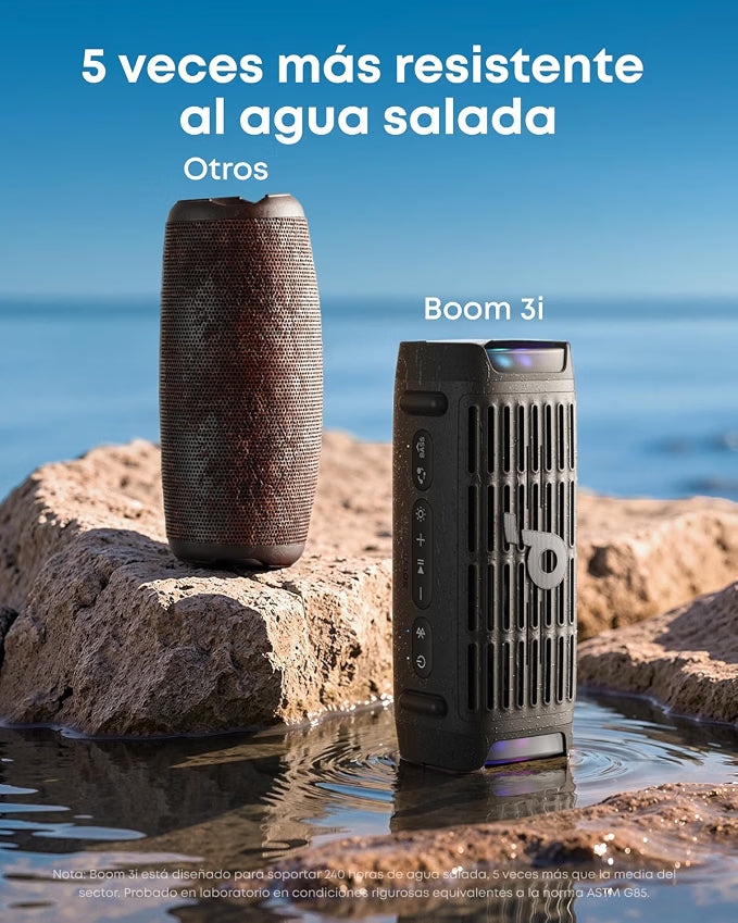 soundcore by Anker Boom 3i Bocinas portátil resistente para exteriores