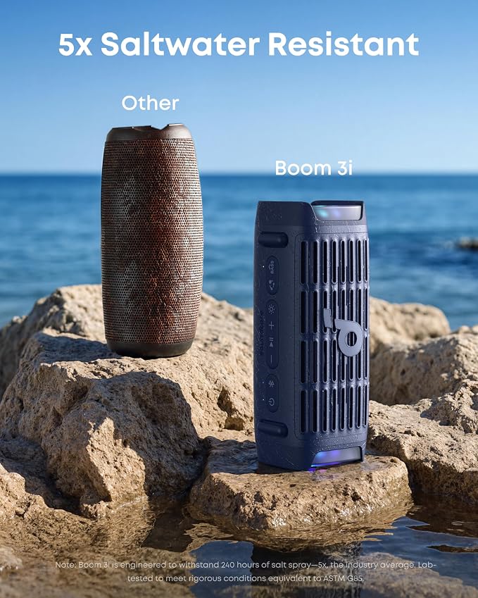 soundcore by Anker Boom 3i Bocinas portátil resistente para exteriores